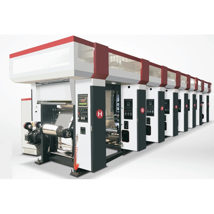 3-12 barev Počítačový automatický rotační hlubotiskový stroj se třemi vektory