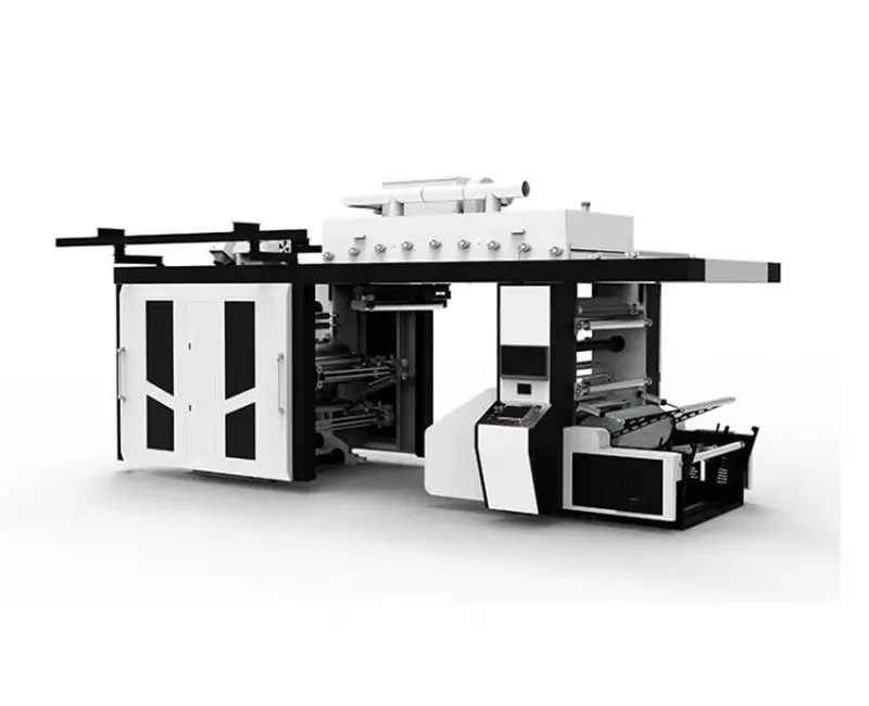 4 barvy Flexografický lis se středním otiskem