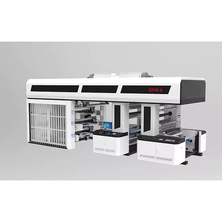 6 barev Servopohon Typ ozubeného kola Centrální buben Flexotiskový typ objímky stroje