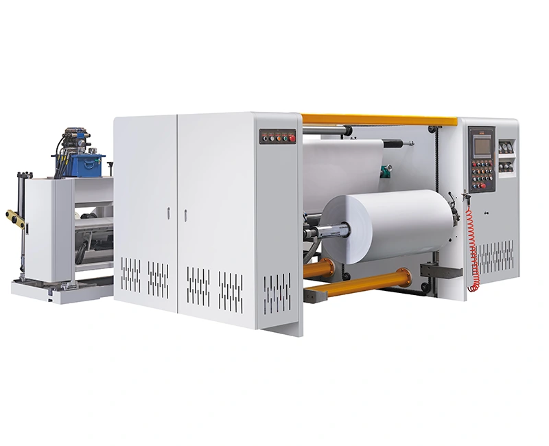 Počítačově řízený řezací a převíjecí stroj