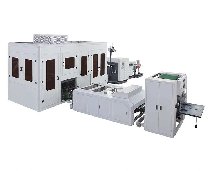 Ultrazvukový netkaný stroj na výrobu sáčků typu D-Cut a krabicového typu